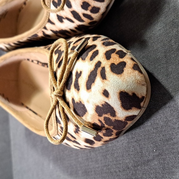 Penningtons Cheetah Print Extra Wide Width Ballet Flats NEW 11WW - Picture 4 of 13